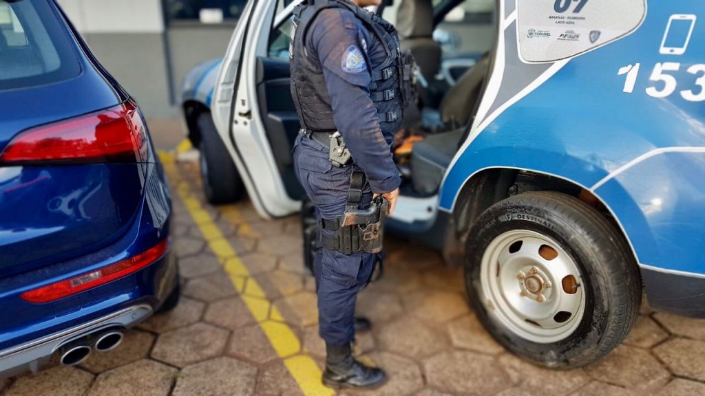 Durante abordagem, detida resiste e Guarda Municipal age com mais ímpeto